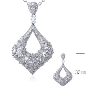 SZ20557, Ladies' Moissanite Ring, S925, Rhodium Plated, White, 2.6g