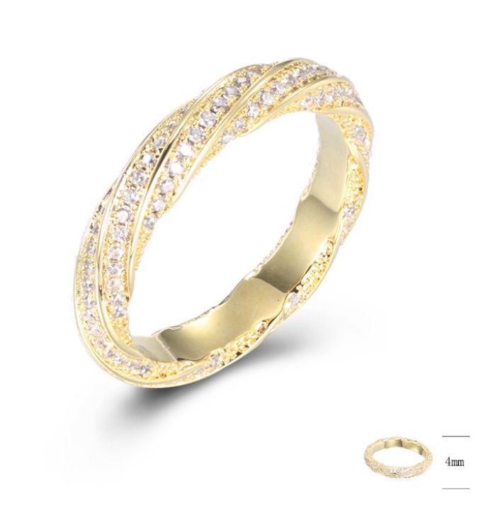 SJ42818, Ladies' Moissanite Ring, S925, Rhodium Plated, White, 3.85g