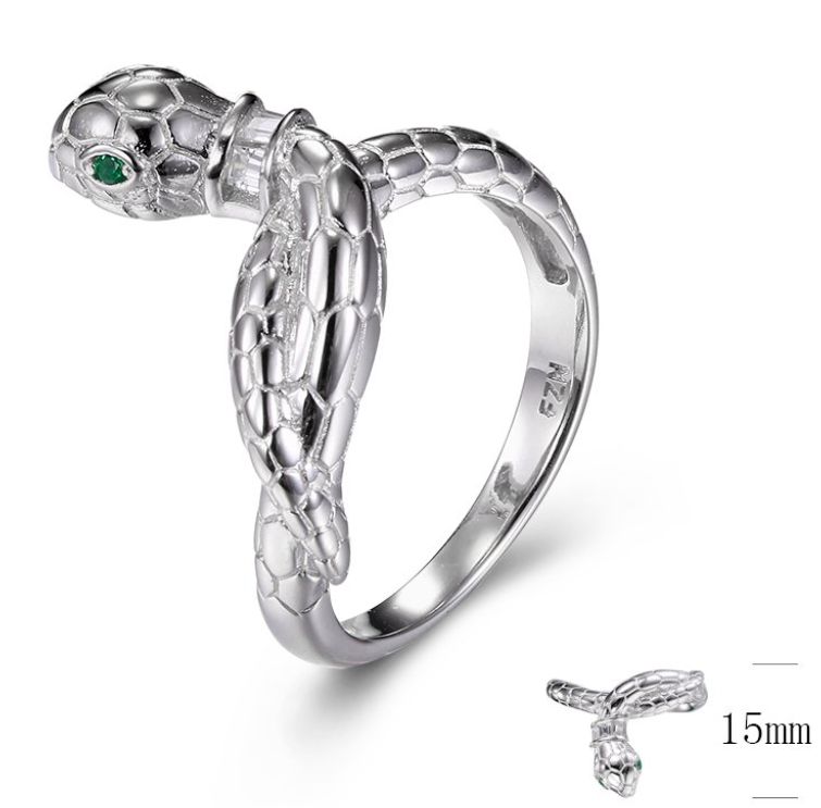 SJ33238, Ladies' Moissanite Ring, S925, Rhodium Plated, White, 3.33g