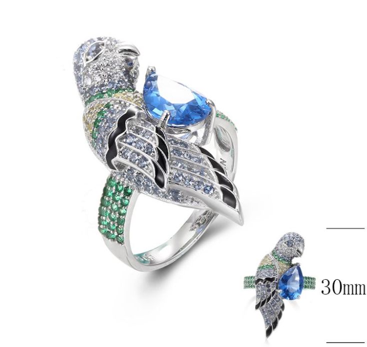 SJ34458, Ladies' Moissanite Ring, S925, Rhodium Plated, White, 6.21g