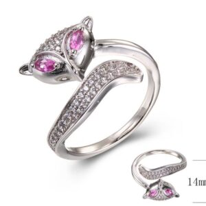 SJ38800, Ladies' Moissanite Ring, S925, Rhodium Plated, White, 3.03g