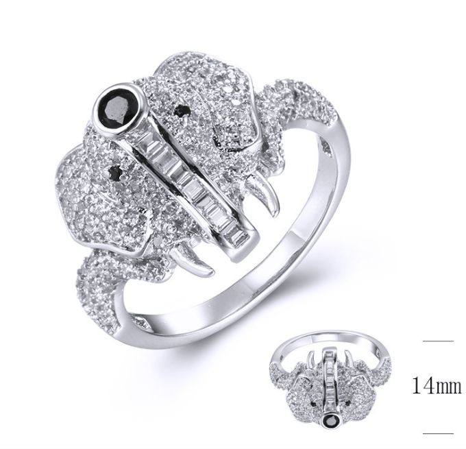 SJ39240, Ladies' Moissanite Ring, S925, Rhodium Plated, White, 4.22g