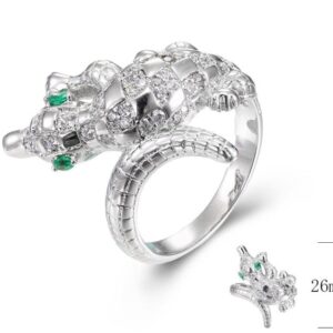 SJ33237, Ladies' Moissanite Ring, S925, Rhodium Plated, White, 6.31g