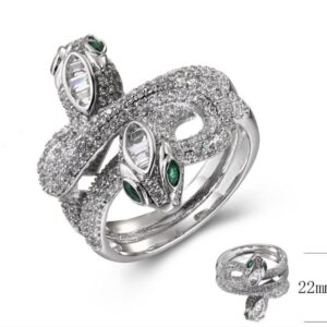 SJ38515, Ladies' Moissanite Ring, S925, Rhodium Plated, White, 6.69g