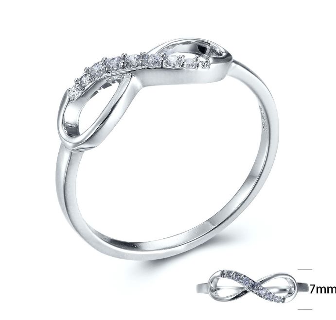 SJ25141, Ladies' Moissanite Ring, S925, Rhodium Plated, White, 1.36g