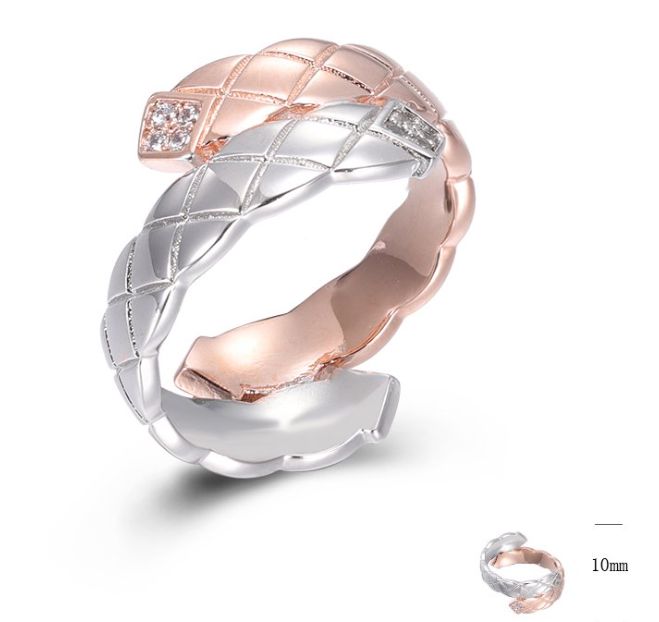 SJ45694, Ladies' Moissanite Ring, S925, Rhodium Plated, White, 5.53g