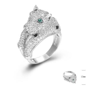 SJ45843, Ladies' Moissanite Ring, S925, Rhodium Plated, White, 8.96g