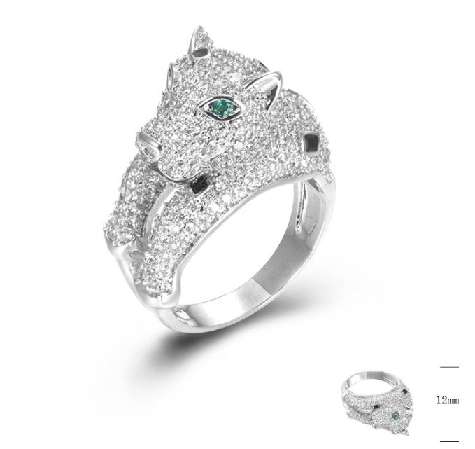 SJ45843, Ladies' Moissanite Ring, S925, Rhodium Plated, White, 8.96g