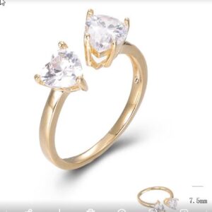 SJ46796, Ladies' Moissanite Ring, S925, Rhodium Plated, White, 2.23g