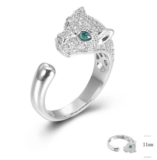 SJ45438, Ladies' Moissanite Ring, S925, Rhodium Plated, White, 4.82g