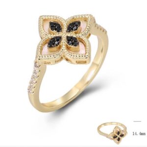 SJ47633, Ladies' Moissanite Ring, S925, Rhodium Plated, White, 2.77g