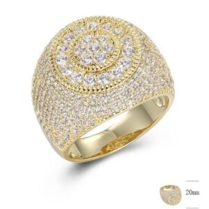 SJ42295, Ladies' Moissanite Ring, S925, Rhodium Plated, White, 10.81g