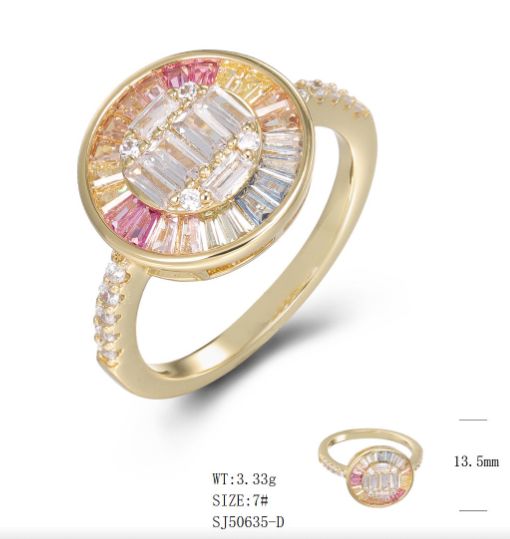 SJ50635, Ladies' Moissanite Ring, S925, Rhodium Plated, White, 3.36g