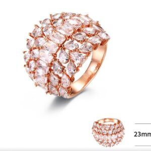 SJ40662, Ladies' Moissanite Ring, S925, Rhodium Plated, White, 9.27g