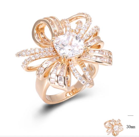 SJ45536, Ladies' Moissanite Ring, S925, Rhodium Plated, White, 13.29g