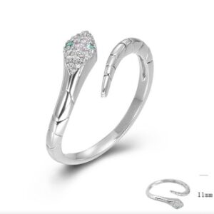 SJ45461, Ladies' Moissanite Ring, S925, Rhodium Plated, White, 2.14g