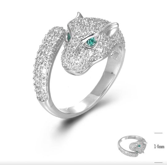 SJ45649, Ladies' Moissanite Ring, S925, Rhodium Plated, White, 4.87g