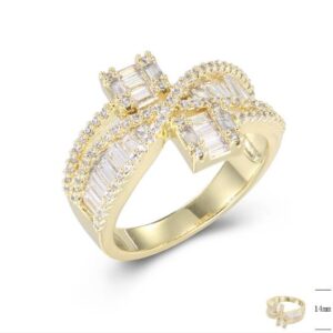 SJ42697, Ladies' Moissanite Ring, S925, Rhodium Plated, White, 4.39g