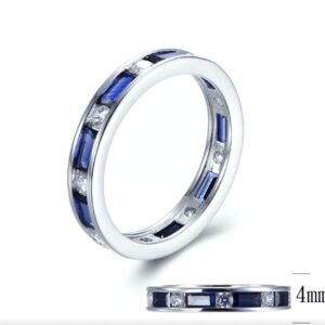 SJ27974, Ladies' Moissanite Ring, S925, Rhodium Plated, White, 2.91g