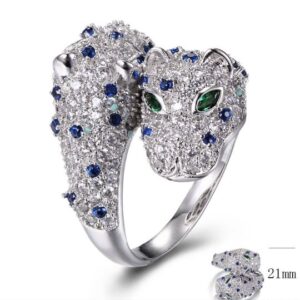 SJ33247, Ladies' Moissanite Ring, S925, Rhodium Plated, White, 7.68g