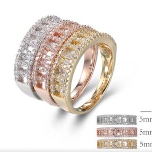 SJ29058, Ladies' Moissanite Ring, S925, Rhodium Plated, White, 3.5g