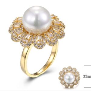 SJ31929, Ladies' Moissanite Ring, S925, Rhodium Plated, White, 8.47g