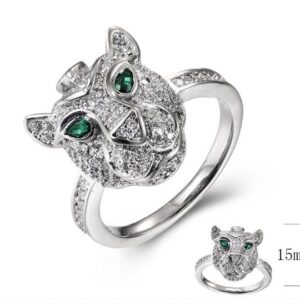 SJ39243, Ladies' Moissanite Ring, S925, Rhodium Plated, White, 4.81g
