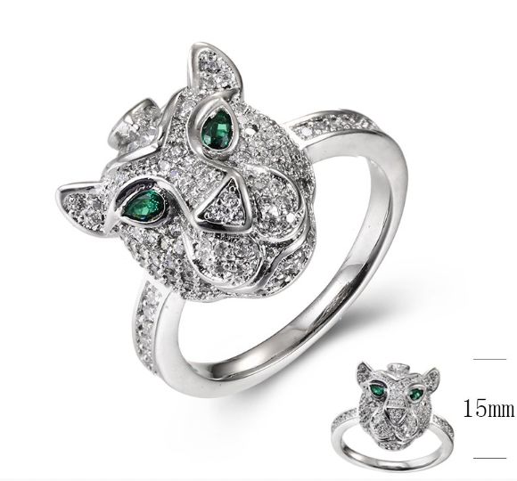 SJ39243, Ladies' Moissanite Ring, S925, Rhodium Plated, White, 4.81g