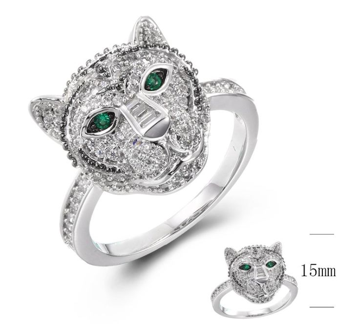 SJ39239, Ladies' Moissanite Ring, S925, Rhodium Plated, White, 4.99g