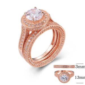 SJ22926, Ladies' Moissanite Ring, S925, Rhodium Plated, White, 7.35g