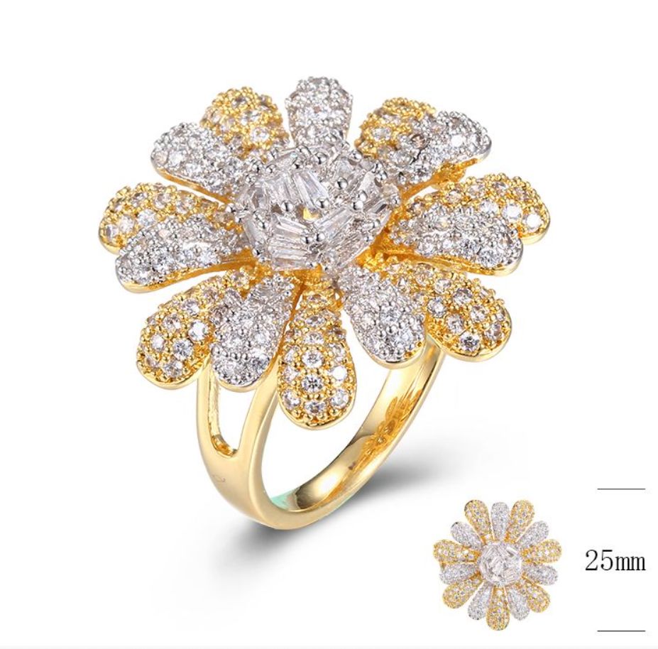 SJ32028, Ladies' Moissanite Ring, S925, Rhodium Plated, White, 7.86g