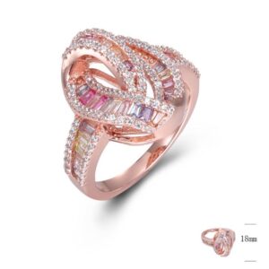 SJ44191, Ladies' Moissanite Ring, S925, Rhodium Plated, White, 6.35g