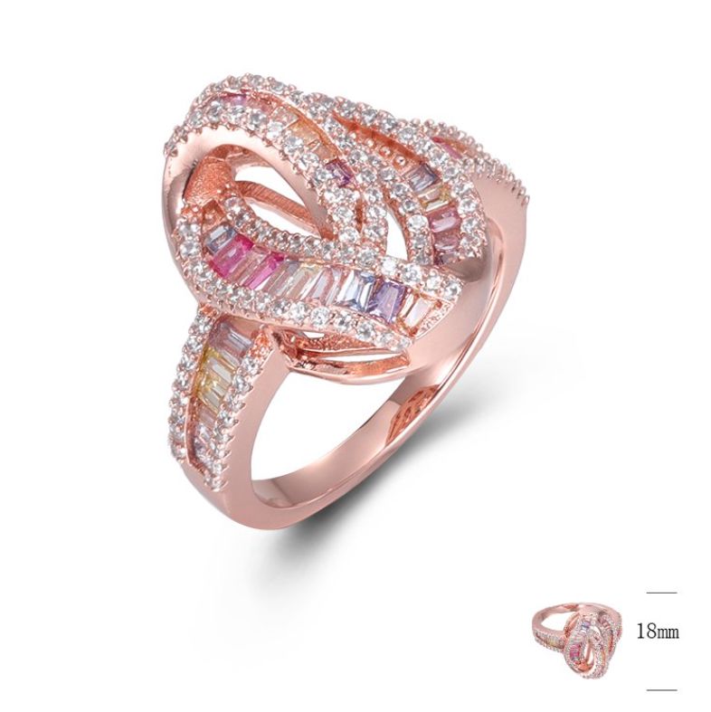 SJ44191, Ladies' Moissanite Ring, S925, Rhodium Plated, White, 6.35g