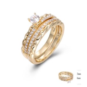 SJ46067, Ladies' Moissanite Ring, S925, Rhodium Plated, White, 4.4g