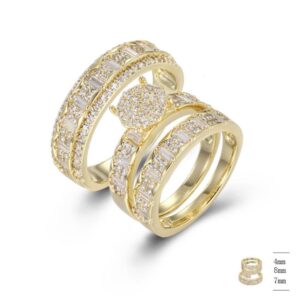 SJ42314, Ladies' Moissanite Ring, S925, Rhodium Plated, White, 9.7g