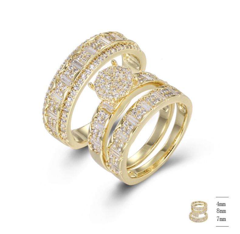 SJ42314, Ladies' Moissanite Ring, S925, Rhodium Plated, White, 9.7g