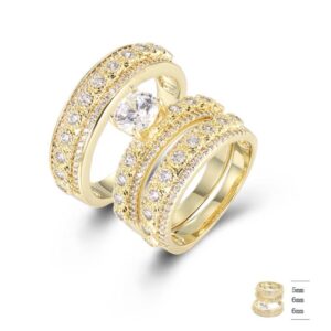 SJ42310, Ladies' Moissanite Ring, S925, Rhodium Plated, White, 11.5g