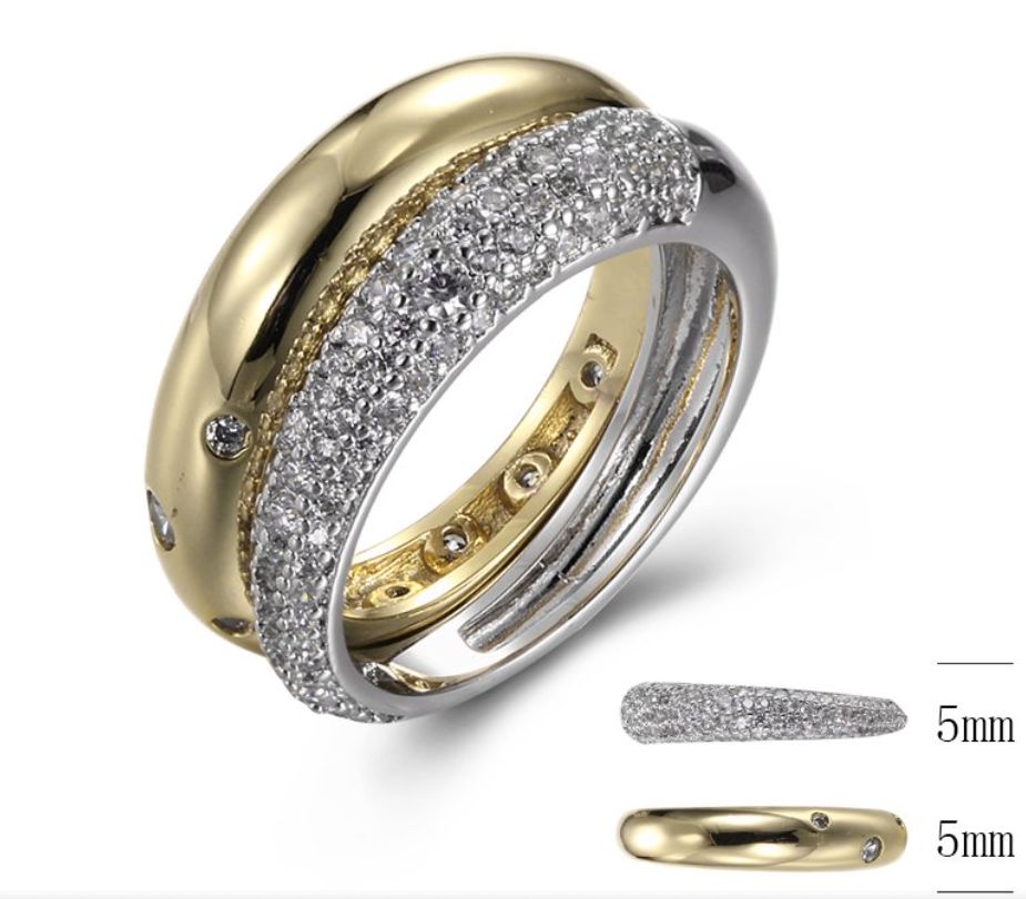 SJ39418, Ladies' Moissanite Ring, S925, Rhodium Plated, White, 6.5g