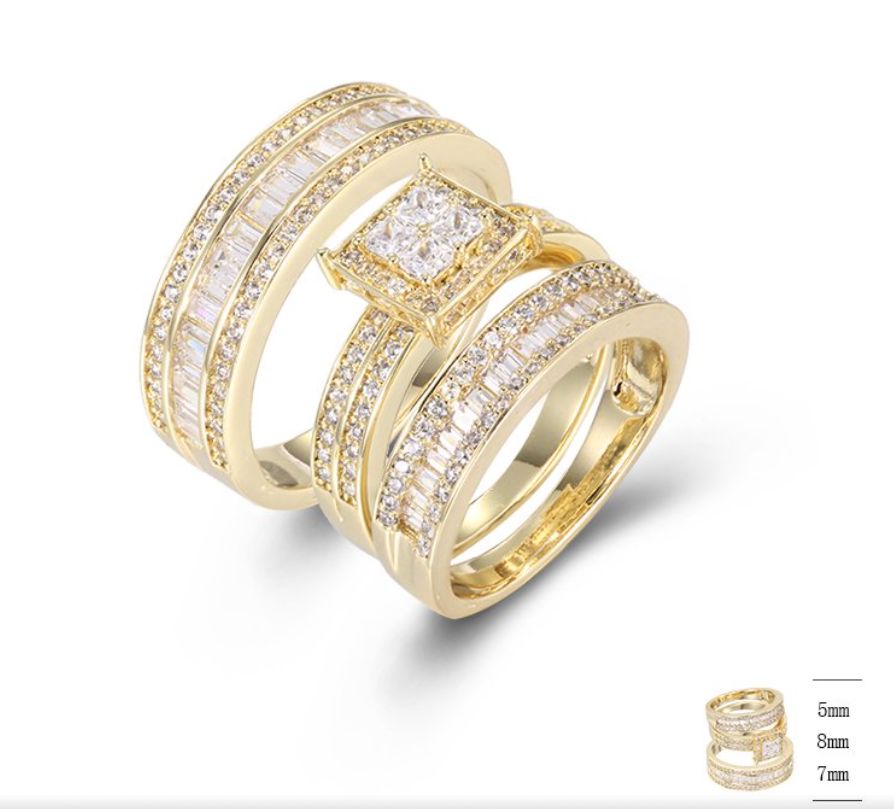 SJ42321, Ladies' Moissanite Ring, S925, Rhodium Plated, White, 10.92g