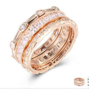 SJ42639, Ladies' Moissanite Ring, S925, Rhodium Plated, White, 6.1g