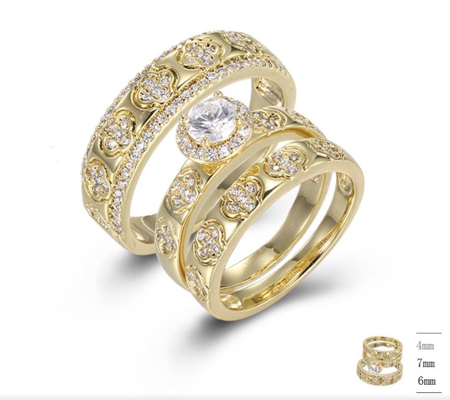 SJ42312, Ladies' Moissanite Ring, S925, Rhodium Plated, White, 9.44g