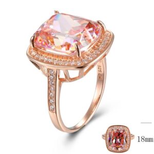 SJ23241, Ladies' Moissanite Ring, S925, Rhodium Plated, White, 5.6g