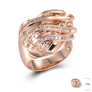 SJ42880, Ladies' Moissanite Ring, S925, Rhodium Plated, White, 10.13g