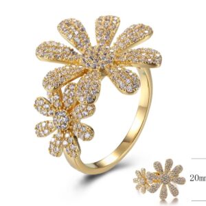 SJ30714, Ladies' Moissanite Ring, S925, Rhodium Plated, White, 4.13g