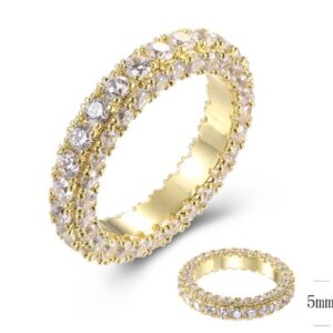 SJ39052, Ladies' Moissanite Ring, S925, Rhodium Plated, White, 7.14g
