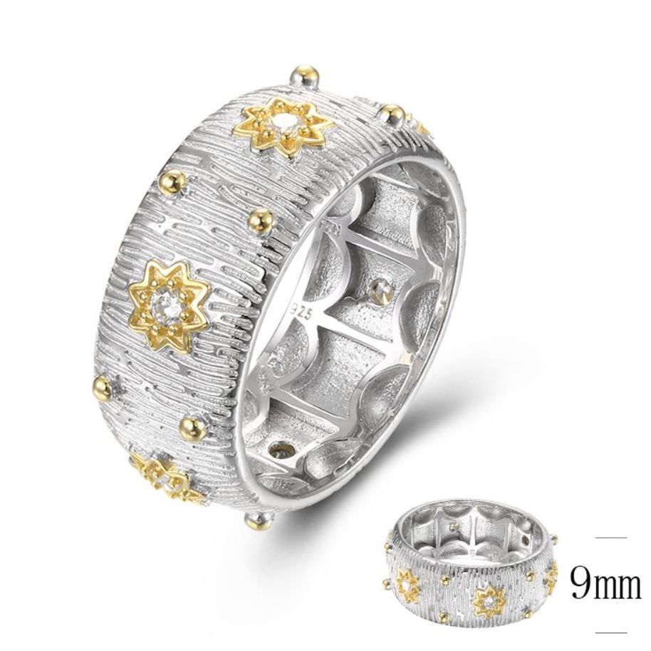 SJ37252, Ladies' Moissanite Ring, S925, Rhodium Plated, White, 6.23g