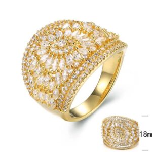 SJ30362, Ladies' Moissanite Ring, S925, Rhodium Plated, White, 6.13g