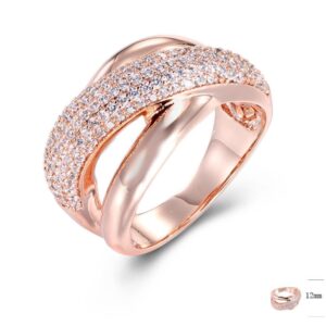 SJ43348, Ladies' Moissanite Ring, S925, Rhodium Plated, White, 6.3g