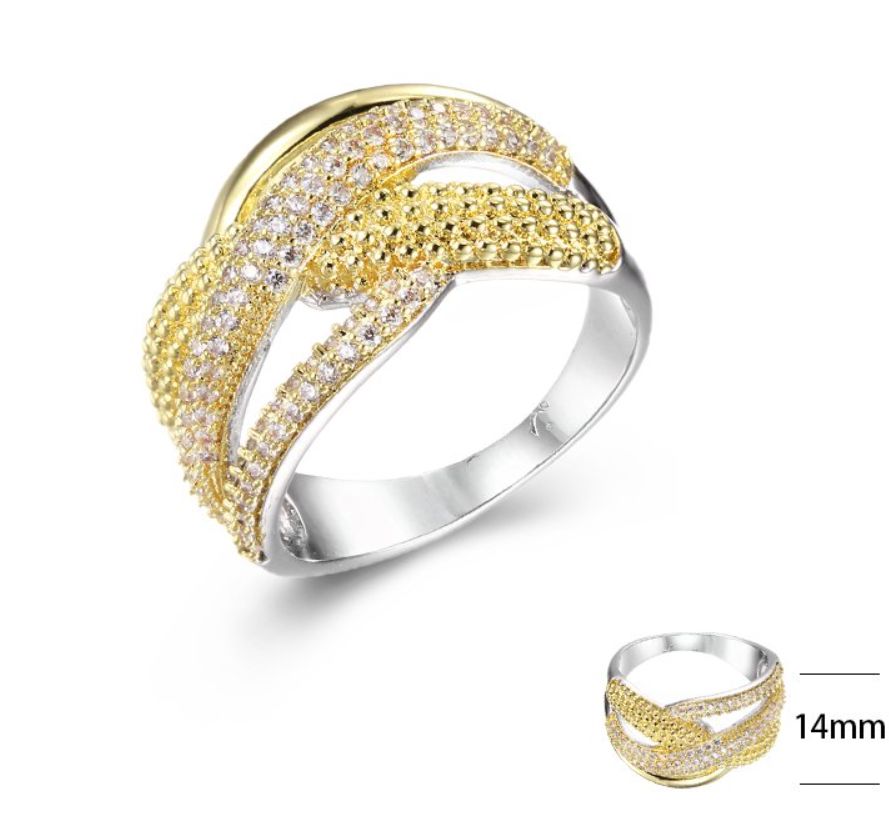 SJ40068, Ladies' Moissanite Ring, S925, Rhodium Plated, White, 4.54g