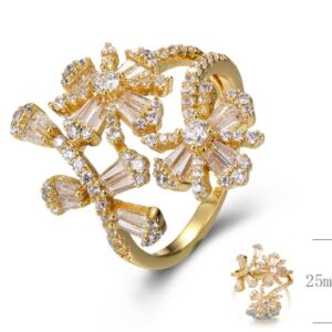 SJ34659, Ladies' Moissanite Ring, S925, Rhodium Plated, White, 4.36g